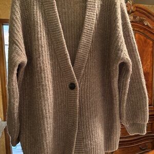 Universal Thread Tan Cardigan Sweater